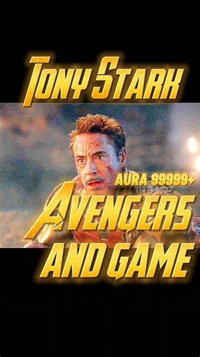 Avengers AndGame Tony Stark🥶 AURA 9999+ 💀#fnotraderboy #avengers #tonystark #edit #shorts