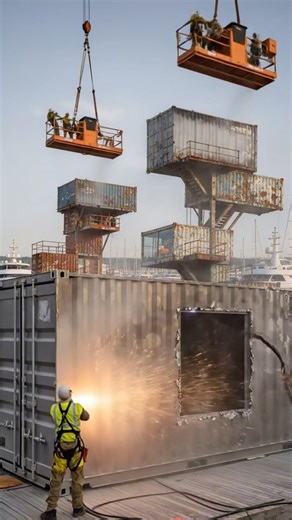 "Rust to Landmark: Container Tower Build"