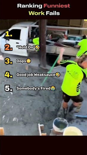 Ranking Funniest Work Fails