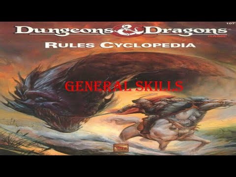 General Skill Choices for Starting Characters