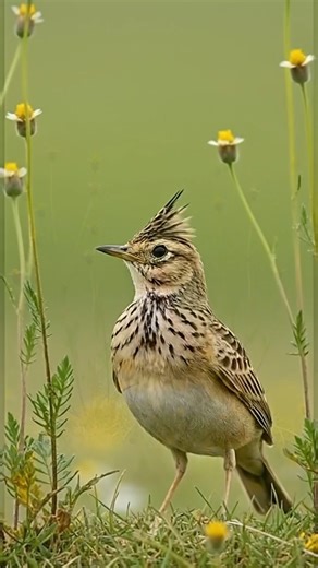 118K views · 7.4K reactions | A Melodic Morning: The Oriental Skylark Singing Amongst the Wildflowers | Amazing Things in Rural Areas | Facebook