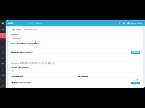 SMS Settings and Automatic Due Reminder SMS (IMS ISP ERP)