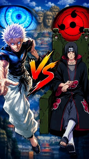 #AnimeShorts #Gojo Gojo vs Itachi — Who Wins This Battle? 👀🔥