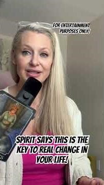 Spirit says this is the key to real change in your life #tarot #spirituality #key #change #transform