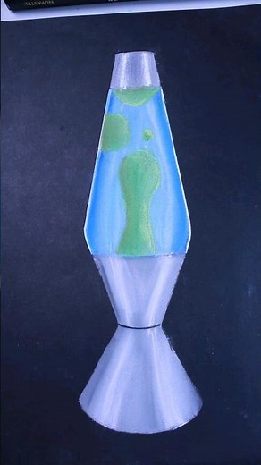 LAVA LAMP DRAWING with CHALK PASTELS #art #pastels #drawing