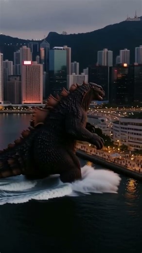 Godzilla Attacks city 🏙️😱