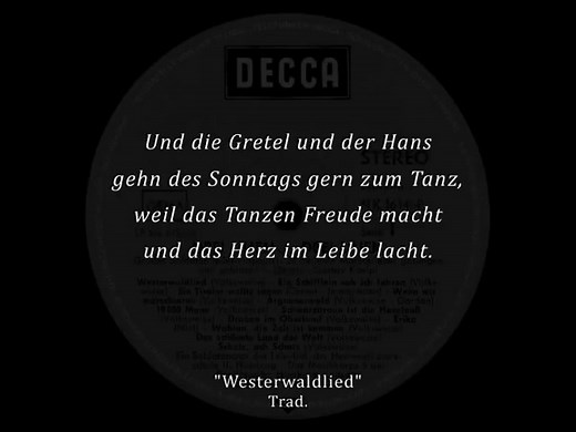 德军军歌大联唱 （联邦德国1959版）