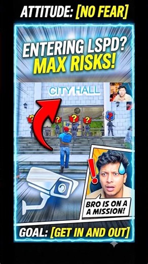 ENTERING LSPD ? MAX RISKS ! GTA 5 REAL LIFE GAMINGPLAY DATTRAX GAMING #dattraxgaming #gta #gtav