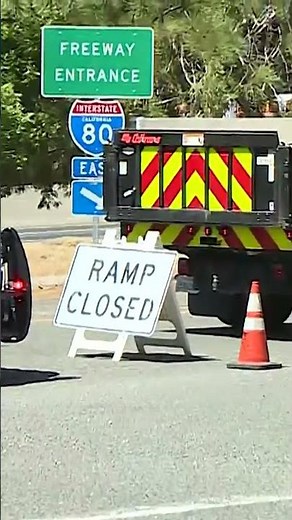 Tesla semi truck catches fire on I-80 in the Sierra Nevada
