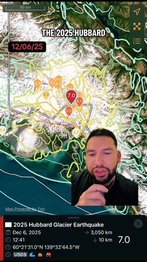 Bryan Castillo on Instagram: "A Magnitude 7.0 earthquake struck near the Alaska-Canada border. #earthquakedude #earthquakes #alaskaearthquakes #canadaearthquakes"