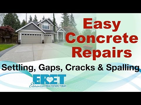 Fix driveway EASY - repairs, gaps, cracks, flaking and settling