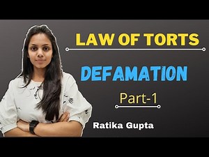 Defamation (Part-1) Law of Torts