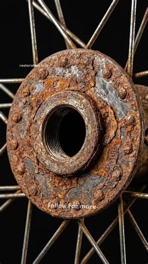 Restoration hub🛠 on Instagram: "Bike 🏍 rim rust remove #remove #rust #fyp #beforeandafter #transformation"