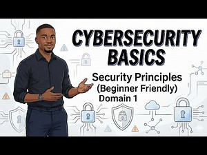 Cybersecurity Fundamentals Explained | Domain 1 | Security Principles (Beginner Friendly)