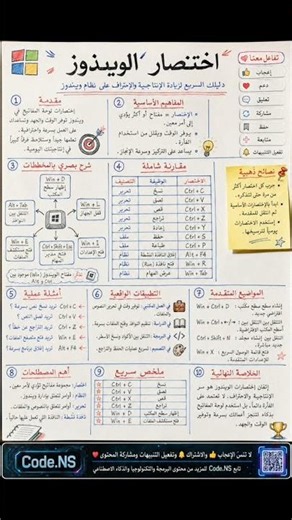 🚀 أهم اختصارات Windows لزيادة سرعتك وإنتاجيتك! 💻⚡تعلم أسرع الاختصارات