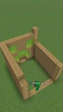 Watch Me Make a Creeper House Step by Step!