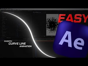 How to Make Smooth Curve Line animation in after effects || After Effects Tutorial - 1