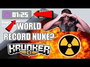 WOLRD'S FASTEST NUKE on Krunker??? INSANE Krunker Gameplay!!!