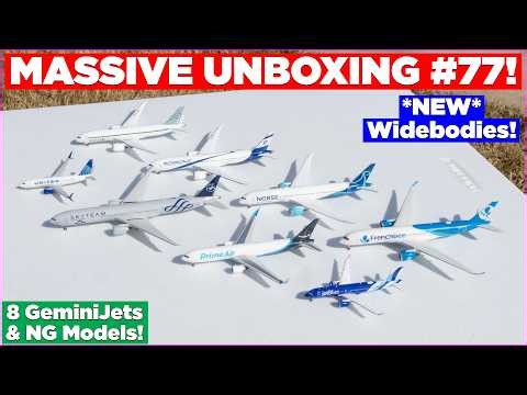 *NEW* 8 GEMINIJETS MODEL UNBOXING! | Massive Unboxing #77