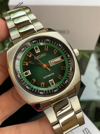 Brand New Seiko Recraft Series Green dial 43.5mm Automatic Rare piece! 4/5 🌟🌟🌟🌟 Complete Inclusion! #fyp #watch #automatic #accessories #luxury