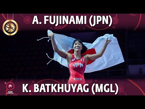 Akari Fujinami (JPN) vs Khulan Batkhuyang (MGL)- Final // Asian Championships 2022