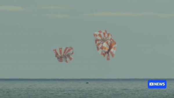 Splashdown NASA's Orion spacecraft