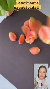 1.5M views · 10K reactions | Como hacer flores  #hojas #flores #creatividad #videosvirales #ideas | Elmira Gutiérrez | Facebook