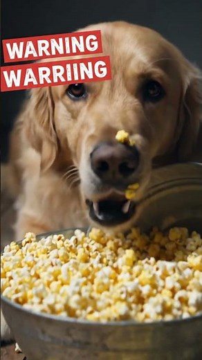 Is Popcorn KILLING Your Dog? 🍿🚫 Watch Now! #Shorts