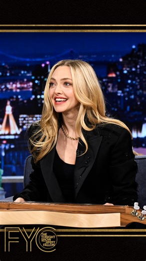 18M views · 731K reactions | #AmandaSeyfried brings out the dulcimer and sings a cover of #JoniMitchell’s “California”! #FallonTonight | The Tonight Show Starring Jimmy Fallon | Facebook