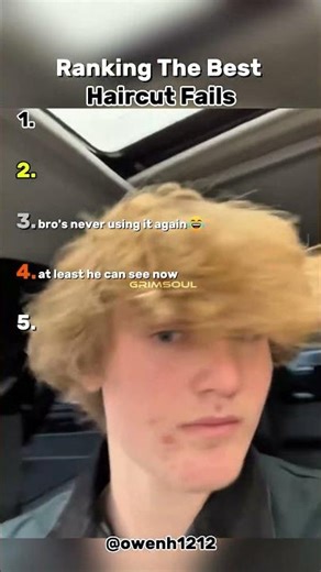 Ranking The Best Haircut Fails #haircut #fails #shorts #funny #tiktok #shortsfeed