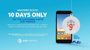 37 reactions | Black Friday Sale!!! For 10 days only get the LG Phoenix 4 for $9.99 with AT&T PREPAID. No annual contract. No credit check. | AT&T | Facebook