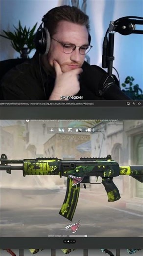 Ultimate sticker for crafts😳 #cs2 #ohnepixel