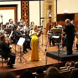 2.9K views · 40 reactions | Mendelssohn Violin Concerto 2 mov.  Cairo Symphony Orchestra  Ahmed El Saedi | Ksenia Milas | Facebook