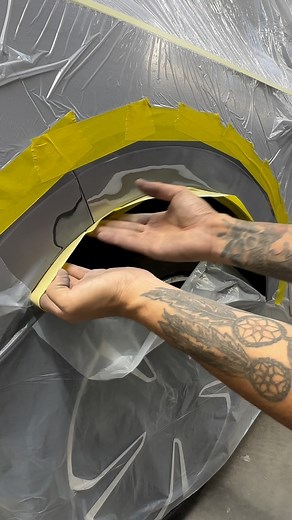 QUENTIN 🇫🇷-🇰🇷 | Barely bought immediately vandalized! 🫣 ✅ Yellow Tape from @q1_refinishing_solutions ✅ Masking Film from @kmk_refinish ✅ Grip and... | Instagram