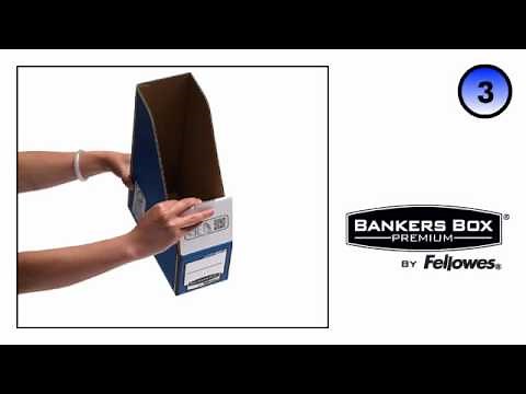 Bankers Box Premium Magazine File - Assembly Demo