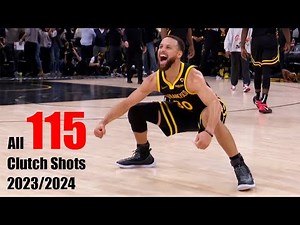 All 115 NBA Clutch Shots, Game Winners and Buzzer Beaters of 2023/2024
