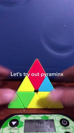 #pyraminx let’s try out pyraminx