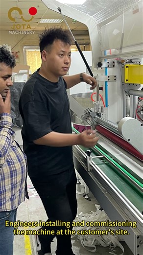 #shorts Engineers installing and commissioning the machine at the customer’s site.