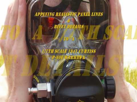 How To Apply Realistic Panel Lines and Rivet Details to Your RC Warbird