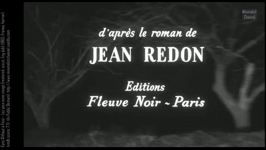 Eyes Without a Face - Les yeux sans visage (restored, uncut) (1960, France, horror, imdb score: 7.7)