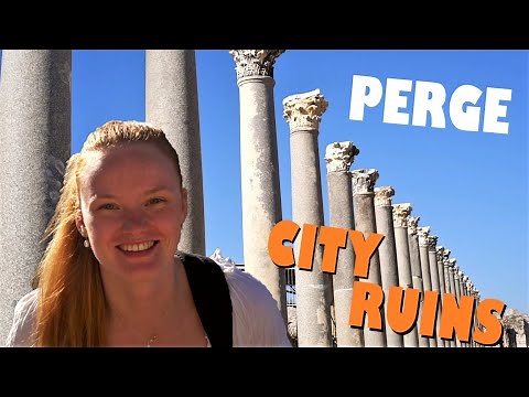 ANCIENT CITY IN ANTALYA - PERGE TURKEY