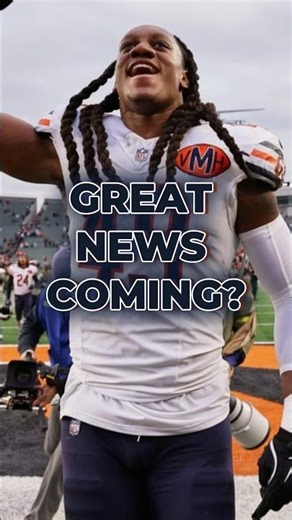GREAT BEARS NEWS: Tremaine Edmunds Returning From Injury SOON! #shorts #bears #nfl