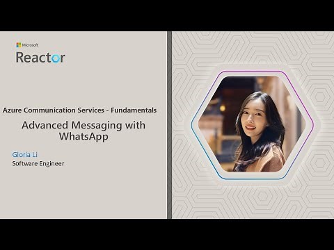 WhatsApp Messaging and Azure Communication Services