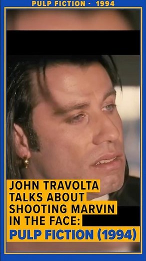 John Travolta talks about shooting Marvin in the face: PULP FICTION (1994)