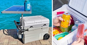 This Solar Powered Cooler Requires No Ice, But It Can Make Ice