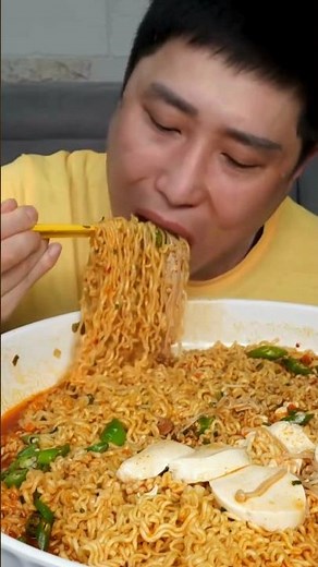 🍜🤤♥️ Delicious Korean Ramen 😍😍 ASMR MUKBANG