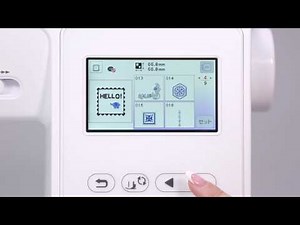 [BrotherSupportSewing] いくつかの模様を組み合わせて刺しゅう模様を作成する