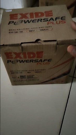 12v Exide PowerSafe Plus 18Ah Battery