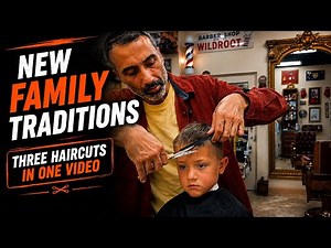 Haircut Tutorial for Moms | Dad + 2 Sons | 3 Haircuts in One Video