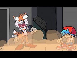 fnf Vs crazy tails cutscene